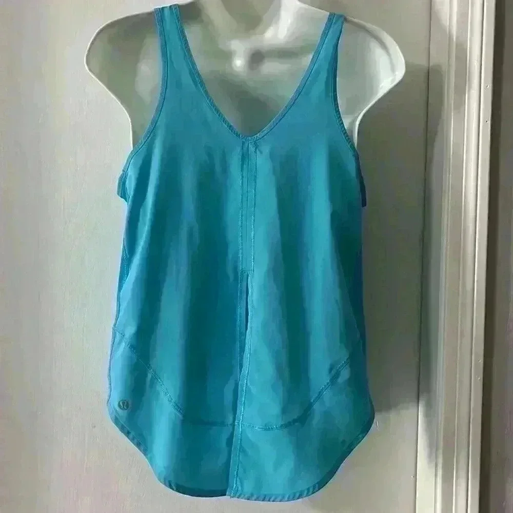 Lululemon run featherweight split back tank - Picture 2 of 7